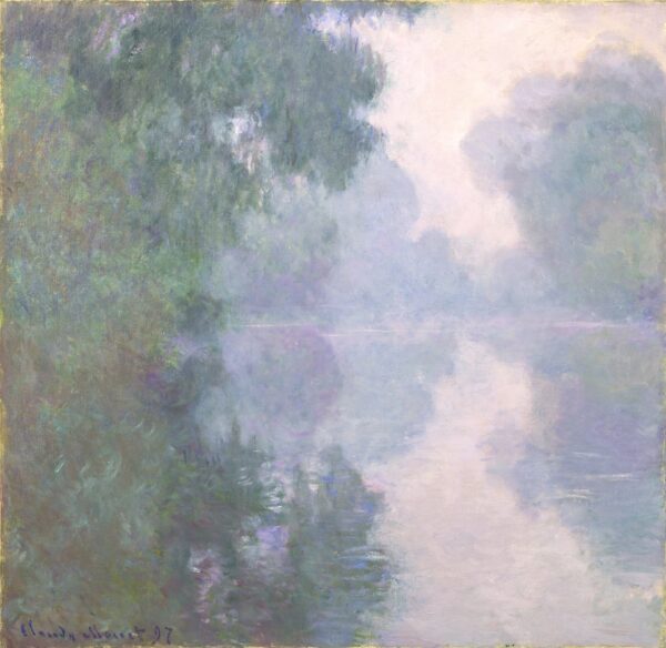 The Seine at Giverny, Morning Mists - by Claude Monet