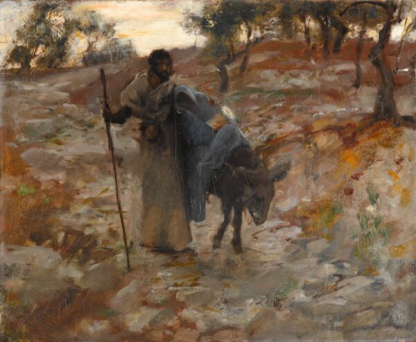 The Flight into Egypt - by John Singer Sargent