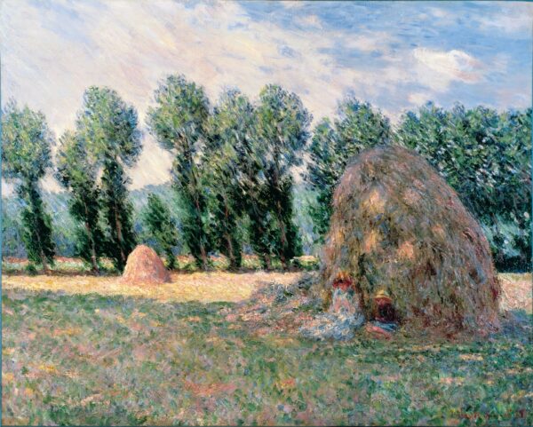 Haystacks - by Claude Monet