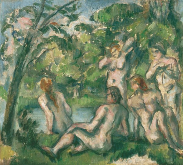 Bathers - by Paul Cézanne