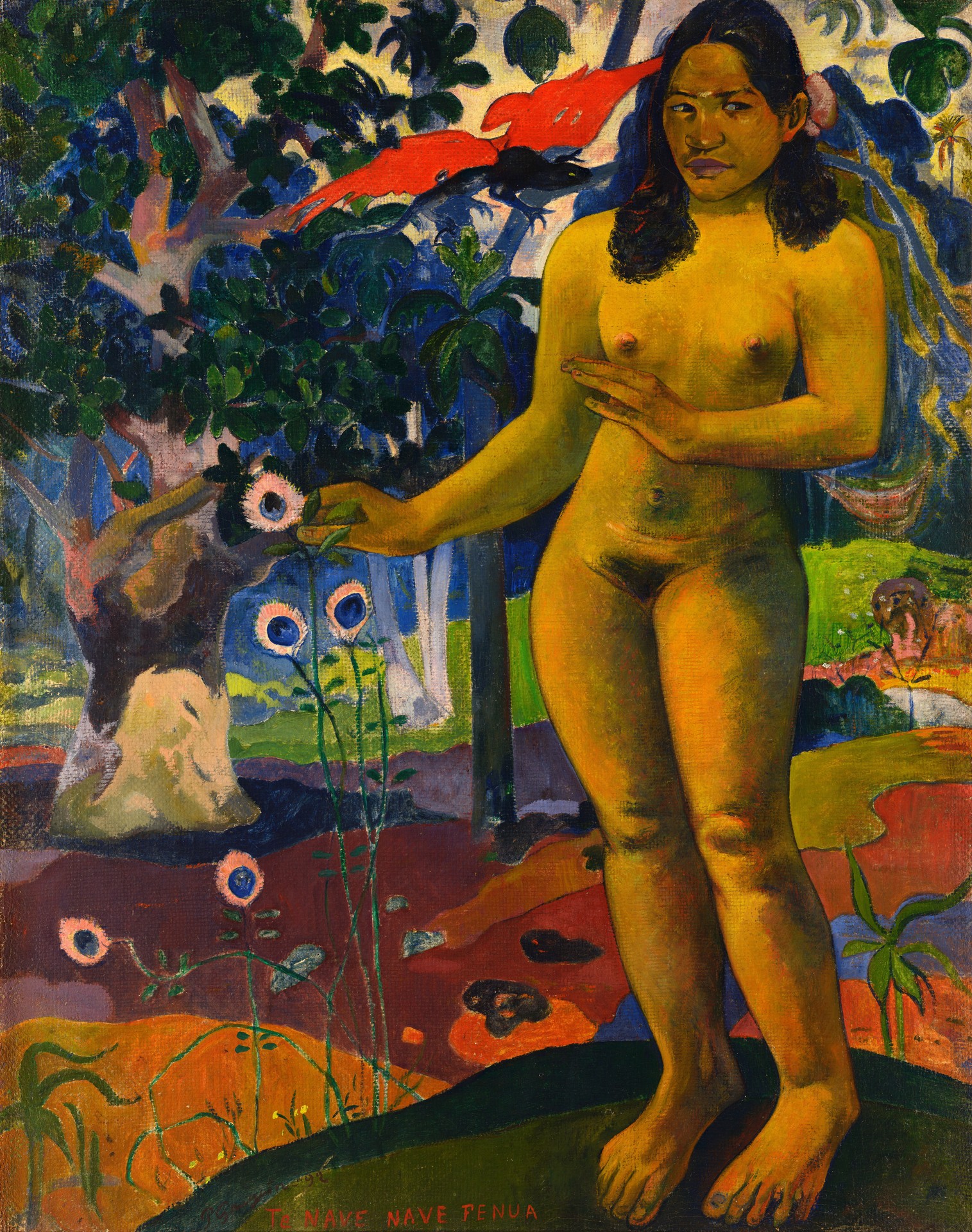 Delightful Land (Te Nave Nave Fenua) - by Paul Gauguin