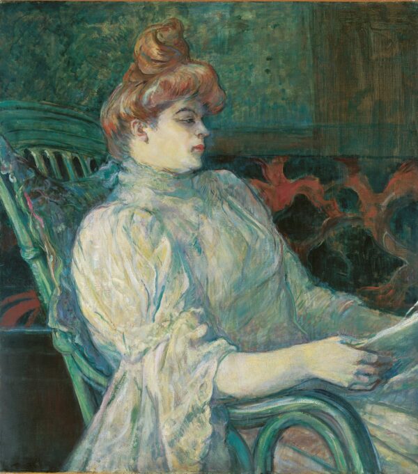 Madame Marthe X―Bordeaux - by Henri de Toulouse-Lautrec