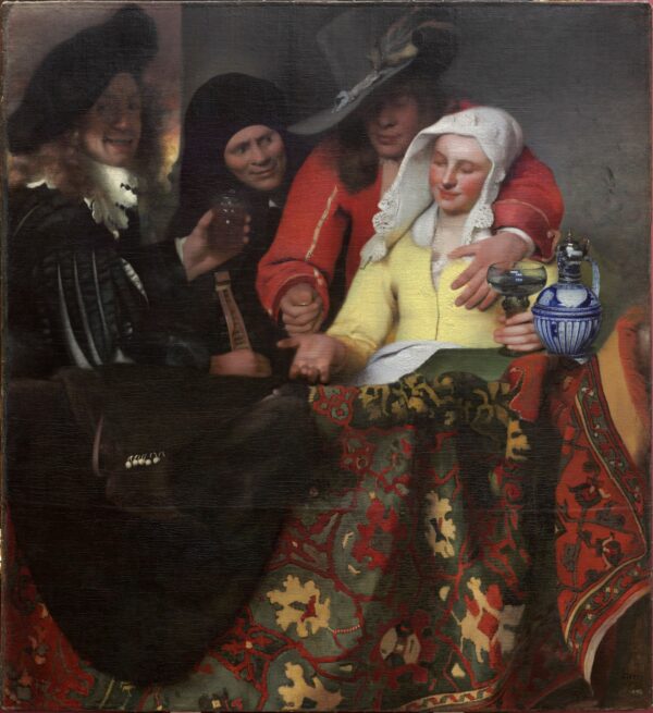 The Procuress - by Johannes Vermeer