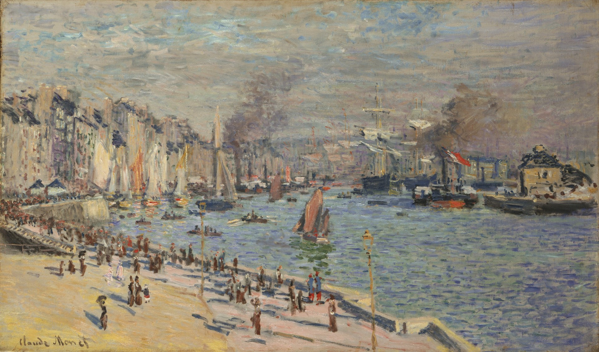 Port of Le Havre - by Claude Monet