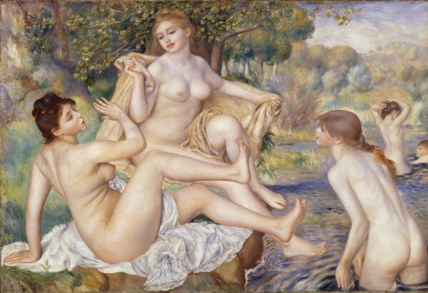 The Large Bathers - by Pierre-Auguste Renoir