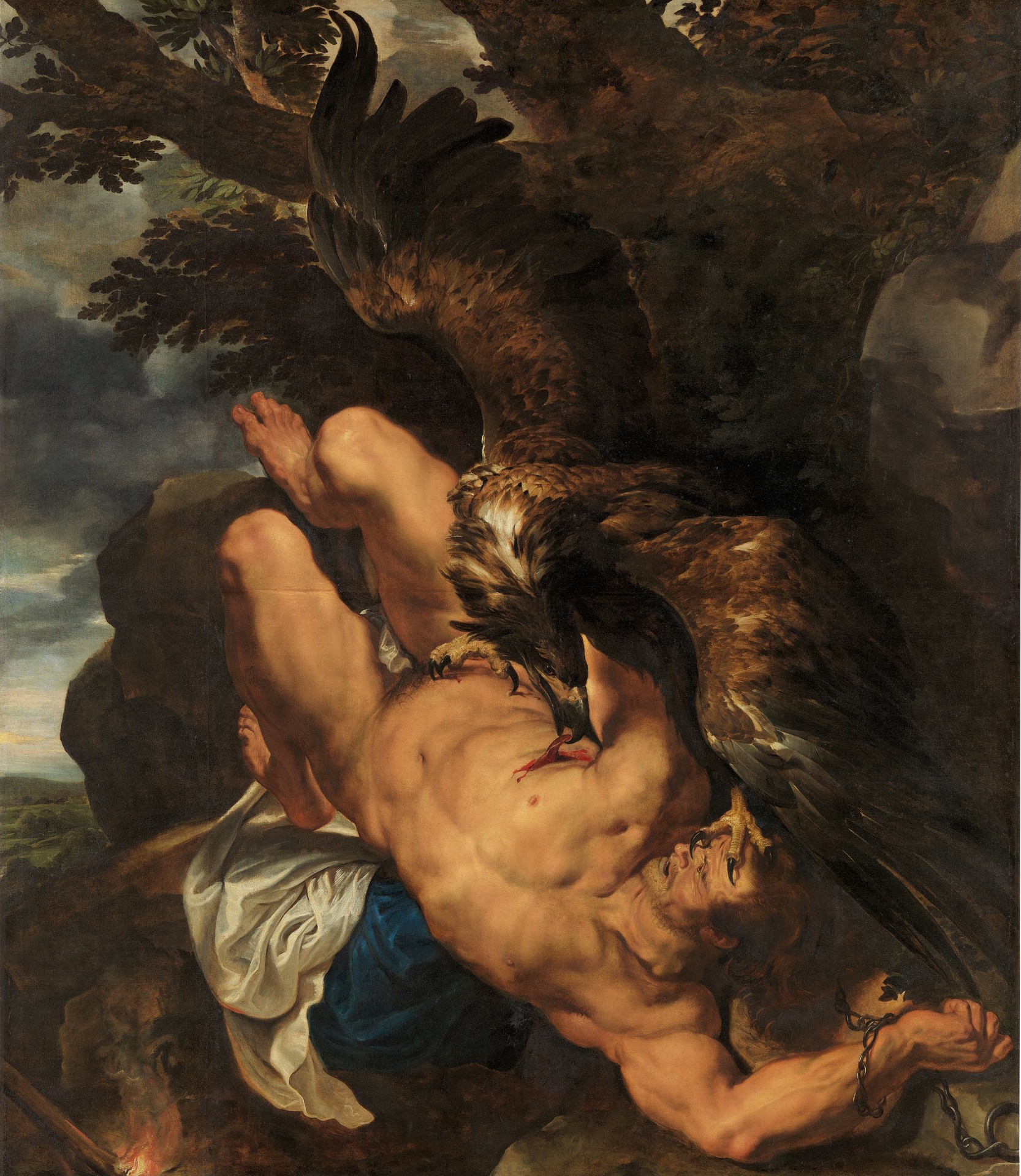 Prometheus Bound - by Peter Paul Rubens