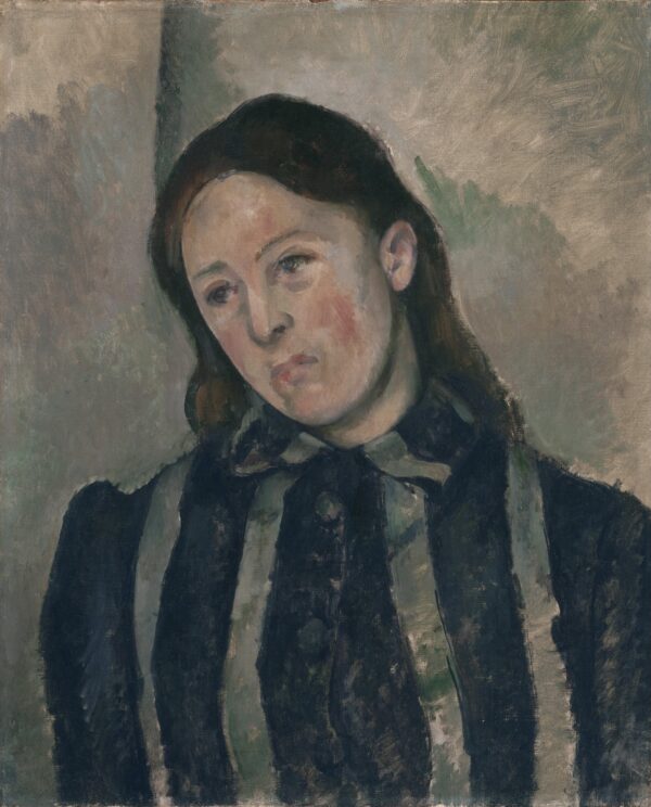 Portrait of Madame Cézanne - by Paul Cézanne
