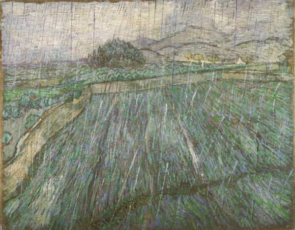 Rain - by Vincent van Gogh
