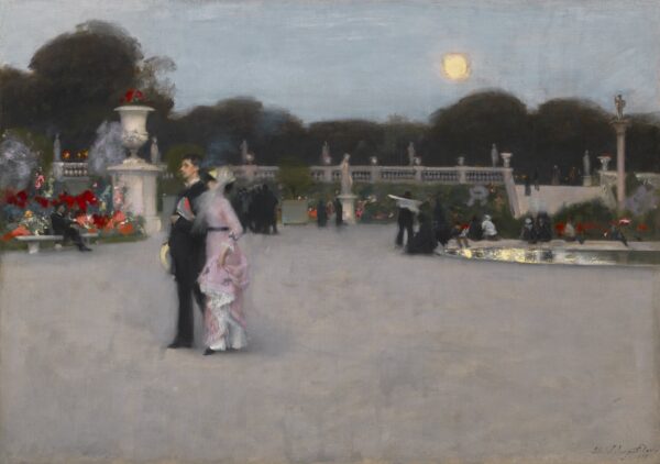 In the Luxembourg Gardens - by John Singer Sargent