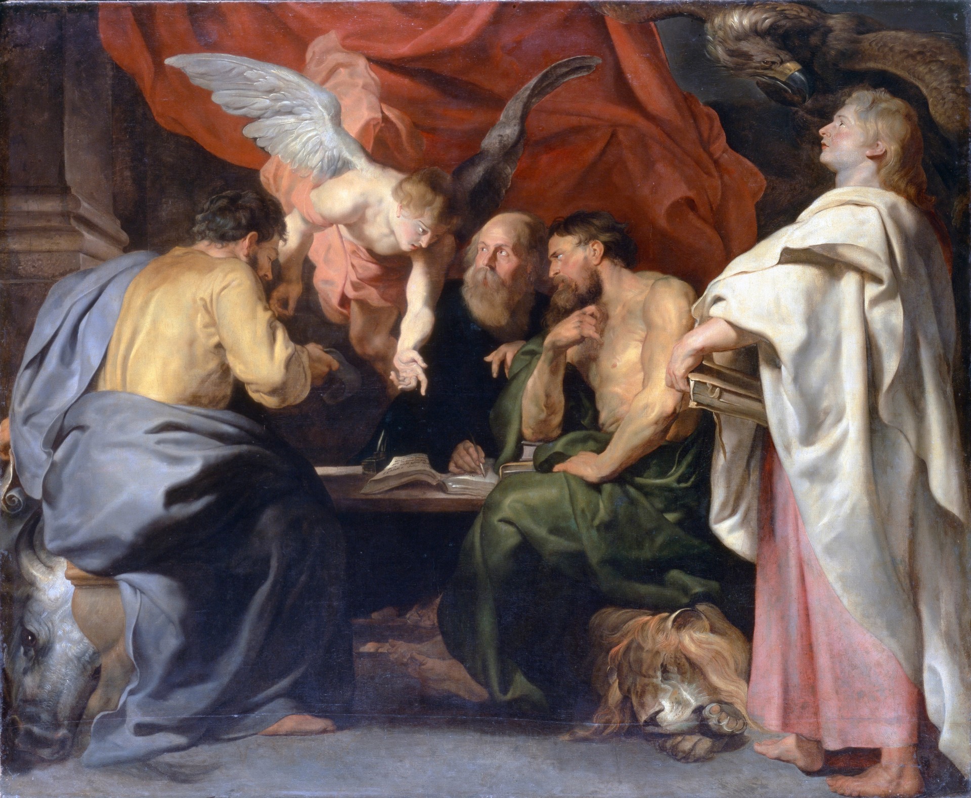 Die vier Evangelisten - by Peter Paul Rubens