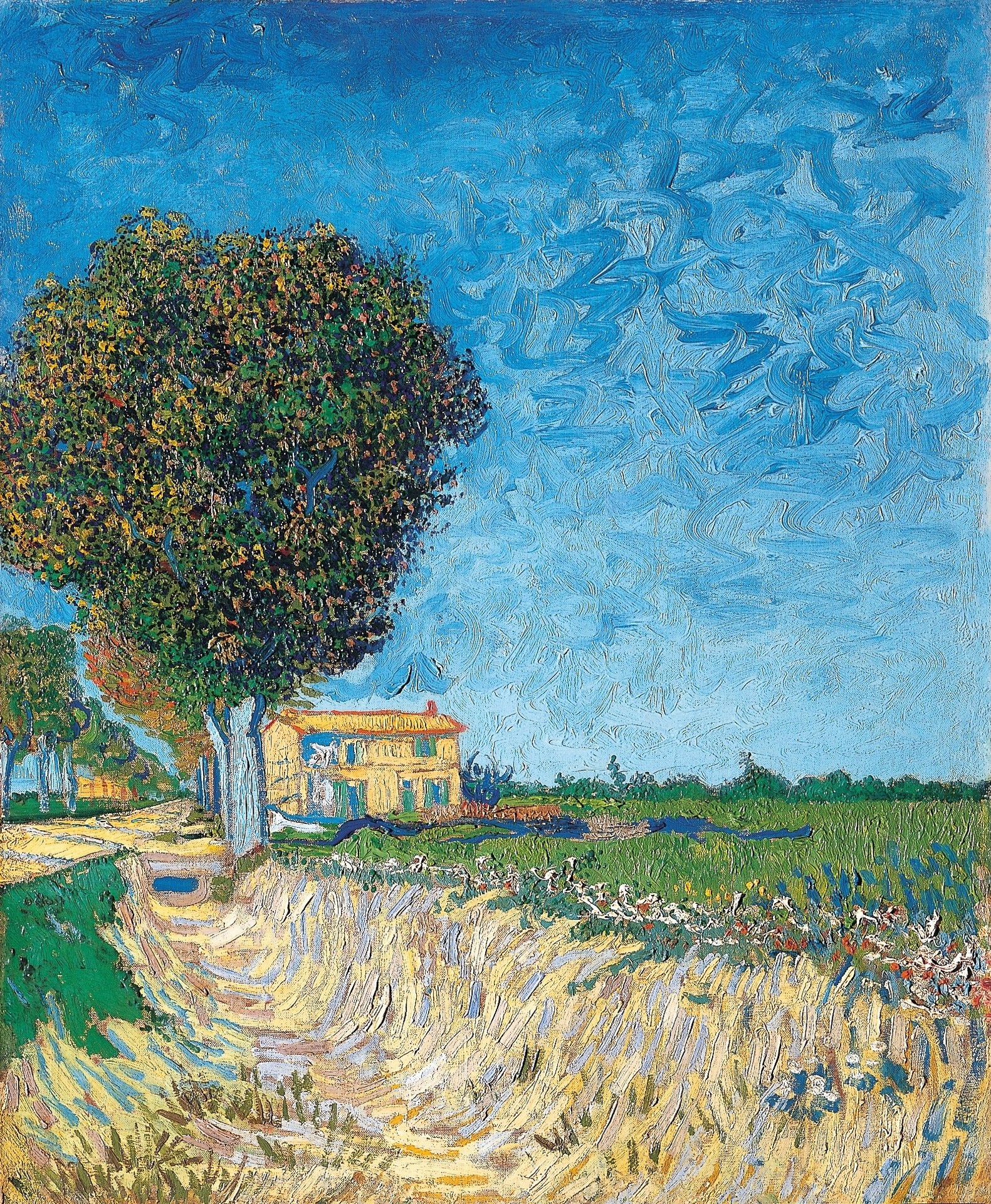Allee bei Arles - by Vincent van Gogh