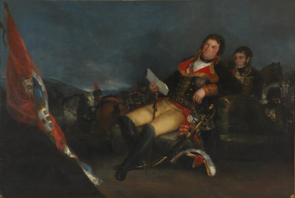 Godoy como general - by Francisco Goya y Lucientes