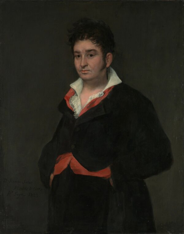 Portret van Don Ramón Satué - by Francisco Goya y Lucientes