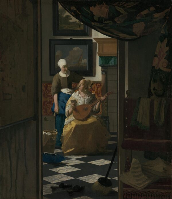 The Love Letter - by Johannes Vermeer