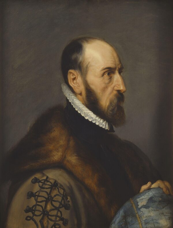 Portrait of Abraham Ortelius - by Peter Paul Rubens