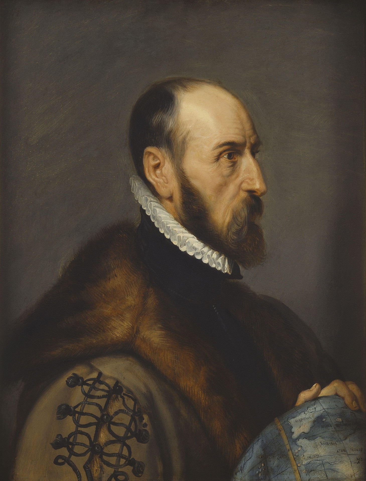 Portrait of Abraham Ortelius - by Peter Paul Rubens