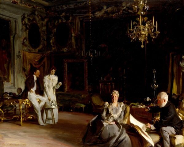An Interior in Venice - by John Singer Sargent