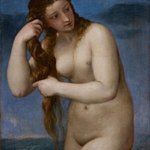 Venus Rising from the Sea ('Venus Anadyomene') - by Titian
