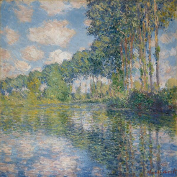 Poplars on the Epte - by Claude Monet