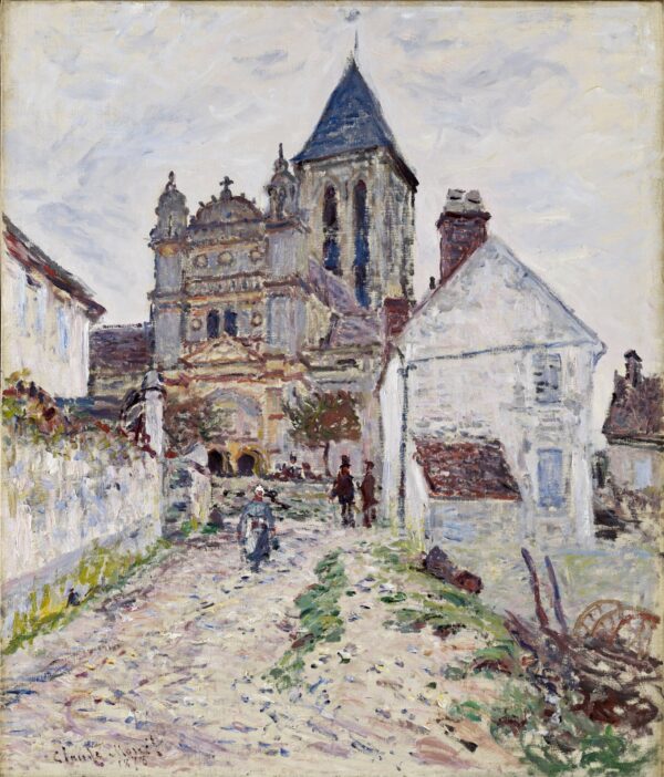 The Church at Vétheuil - by Claude Monet