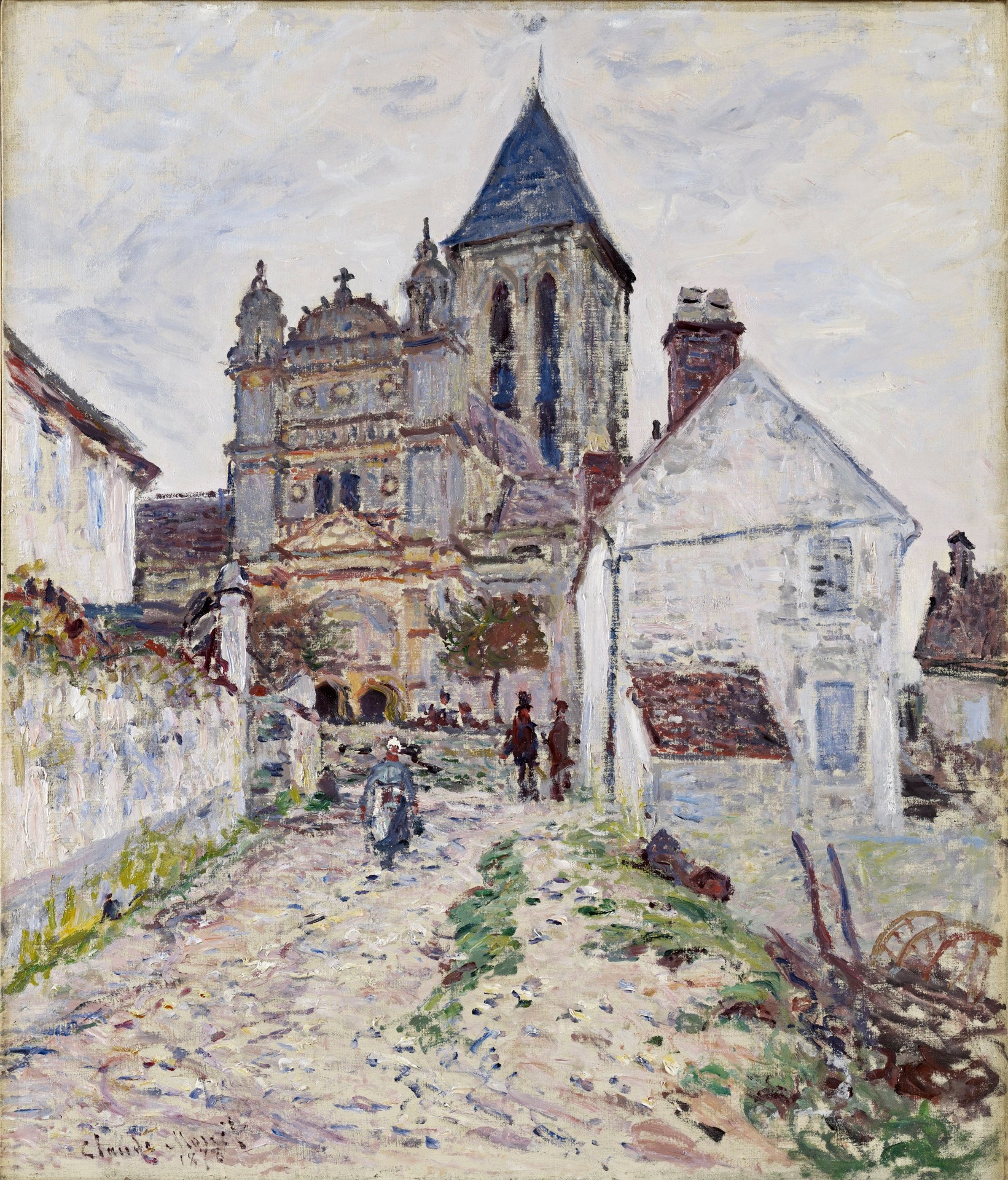 The Church at Vétheuil - by Claude Monet