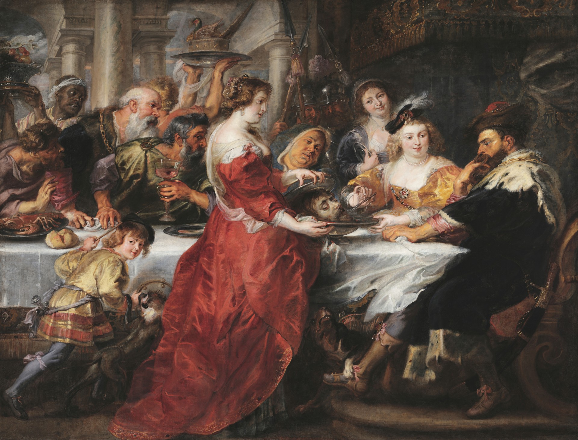 The Feast of Herod - by Peter Paul Rubens