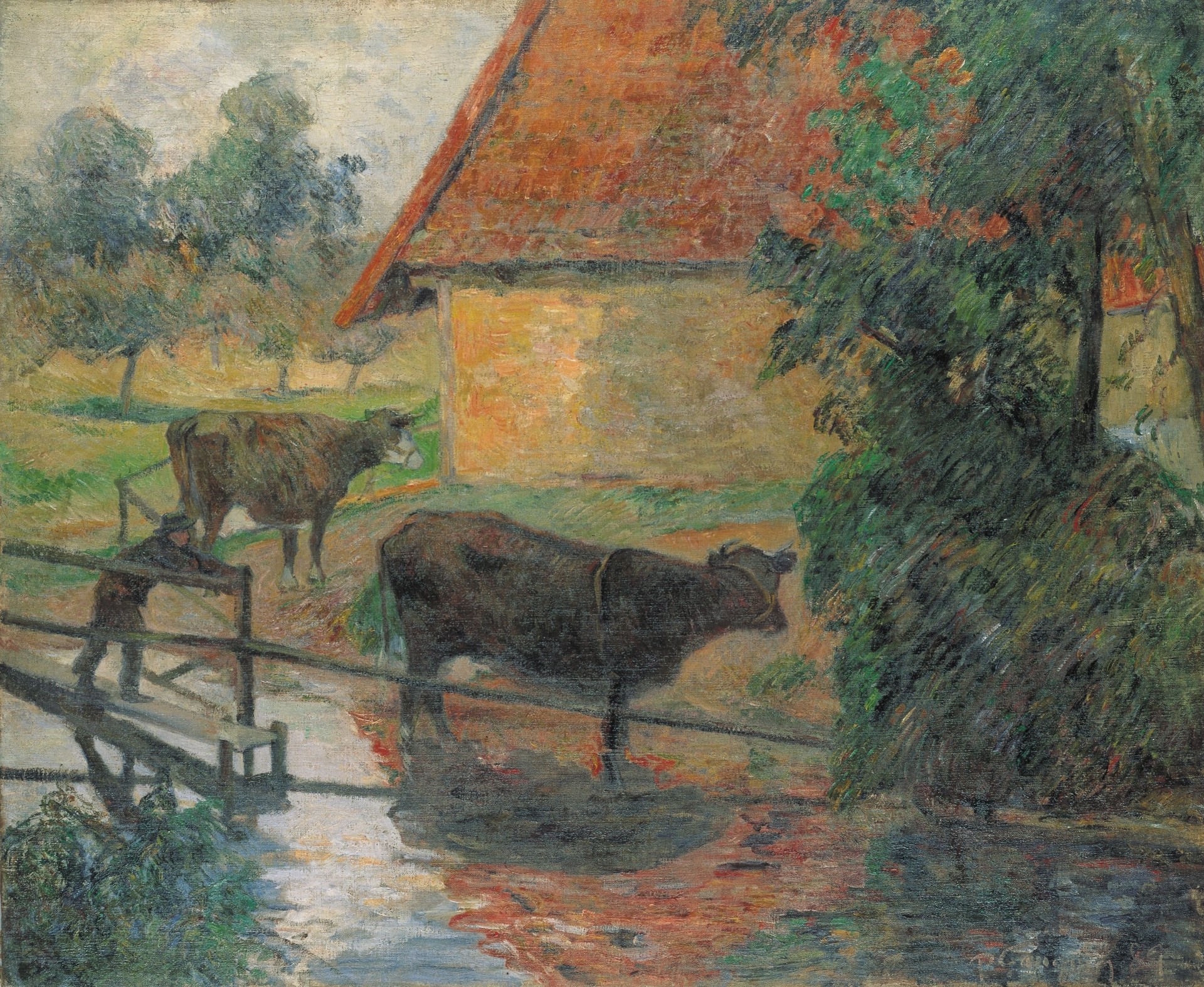 Watering Trough - by Paul Gauguin