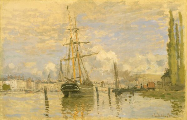 The Seine at Rouen - by Claude Monet