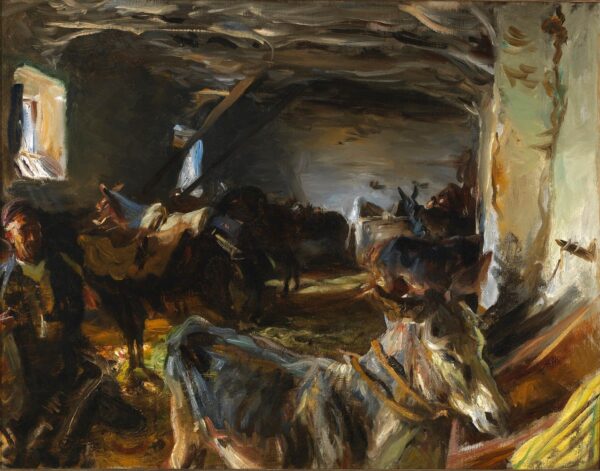 Stable at Cuenca - by John Singer Sargent