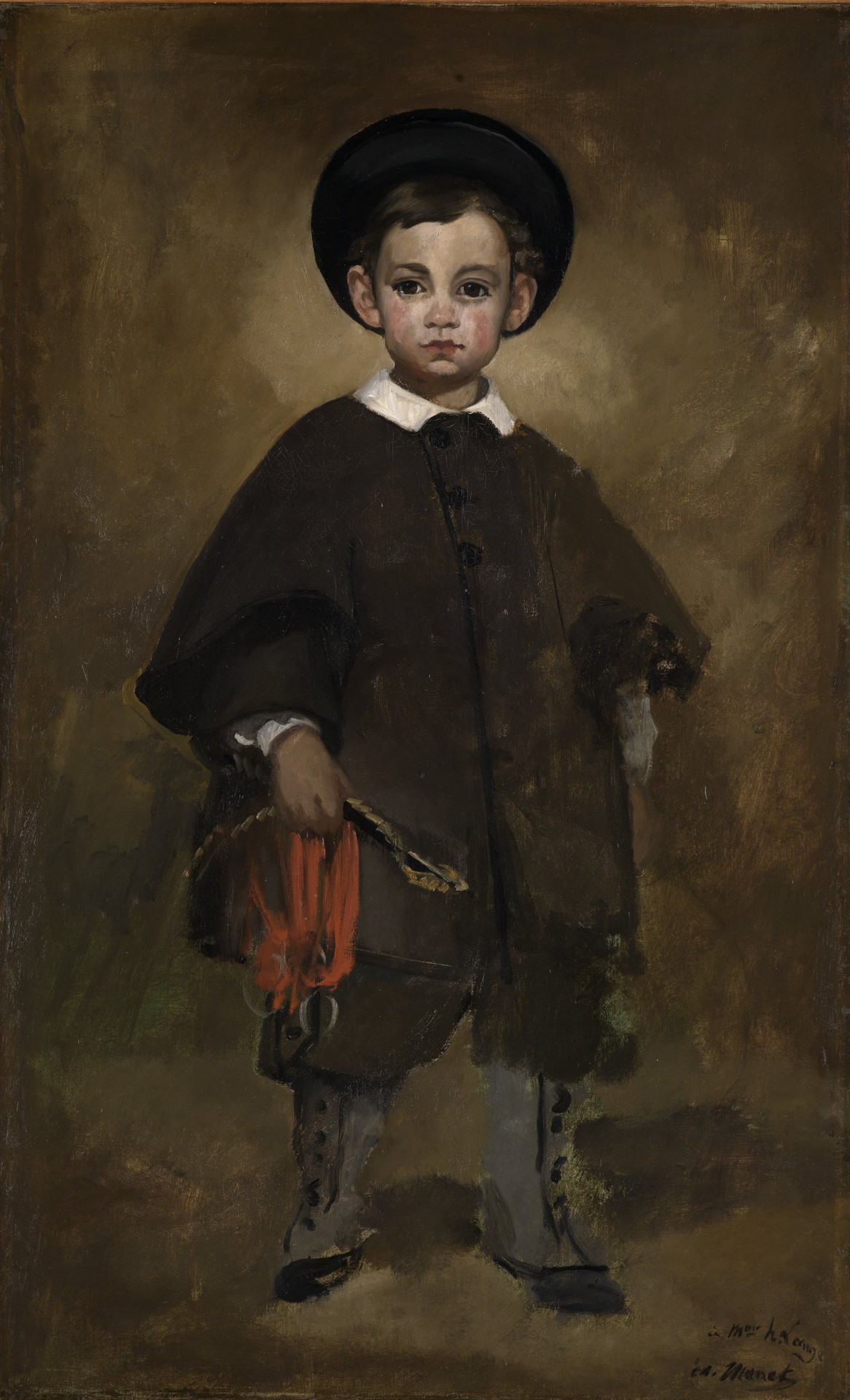 Child Portrait (Le petit Lange) - by Édouard Manet