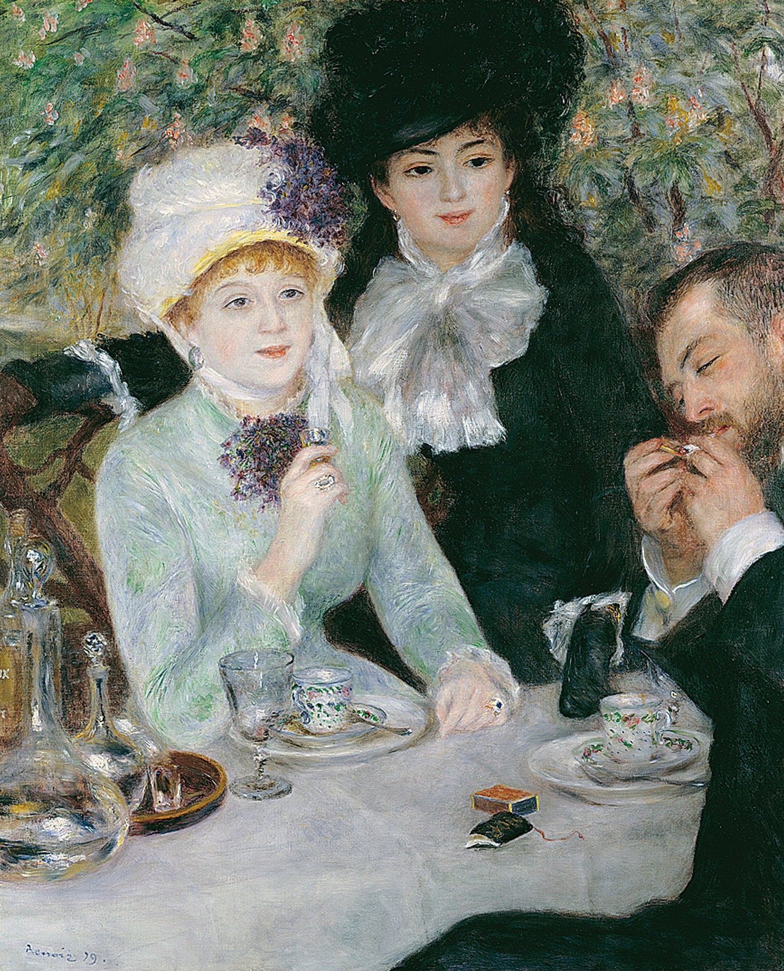 After the Luncheon - by Pierre-Auguste Renoir