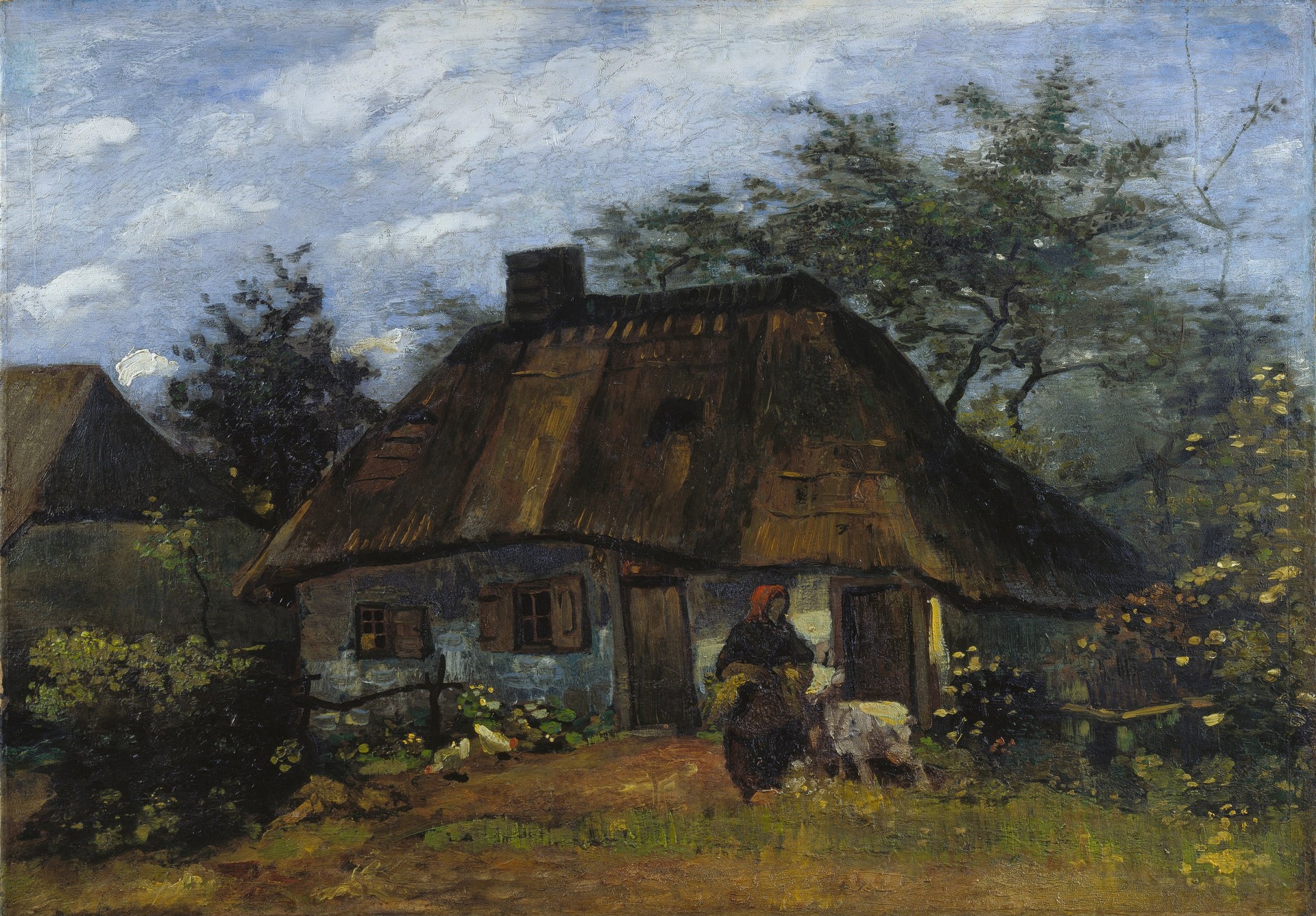 Farmhouse in Nuenen - Vincent van Gogh