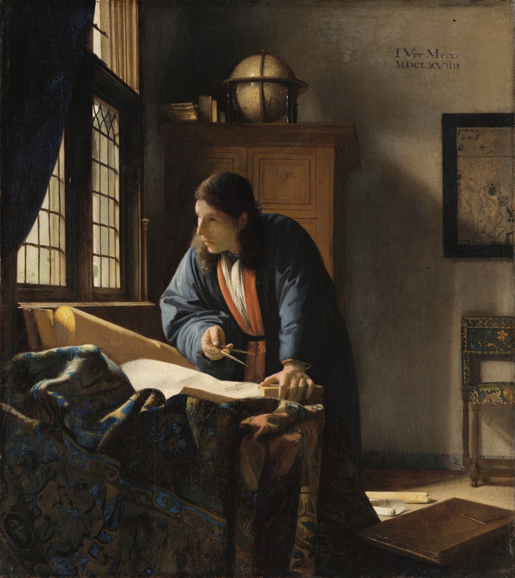 The Geographer - by Johannes Vermeer