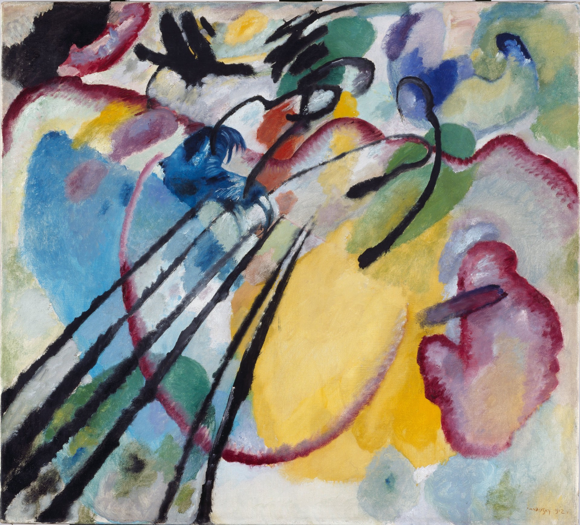 Improvisation 26 (Rowing) - by Wassily Kandinsky