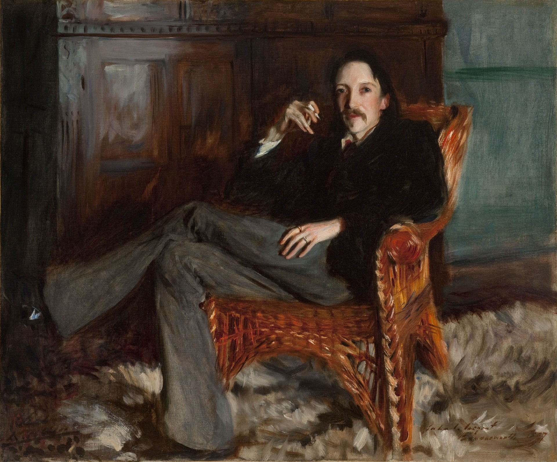Robert Louis Stevenson - by John Singer Sargent