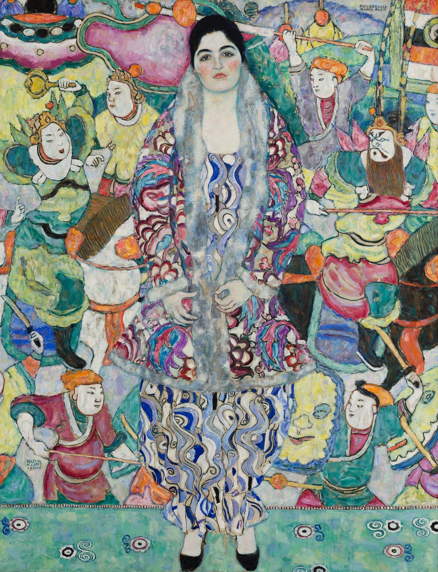 Portrait of Friedericke Maria Beer - by Gustav Klimt