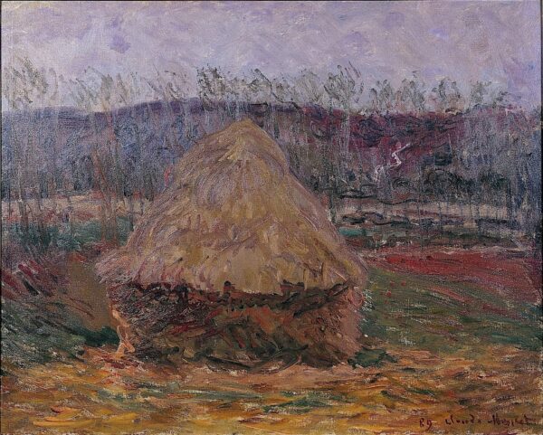 Haystack in Giverny - by Claude Monet
