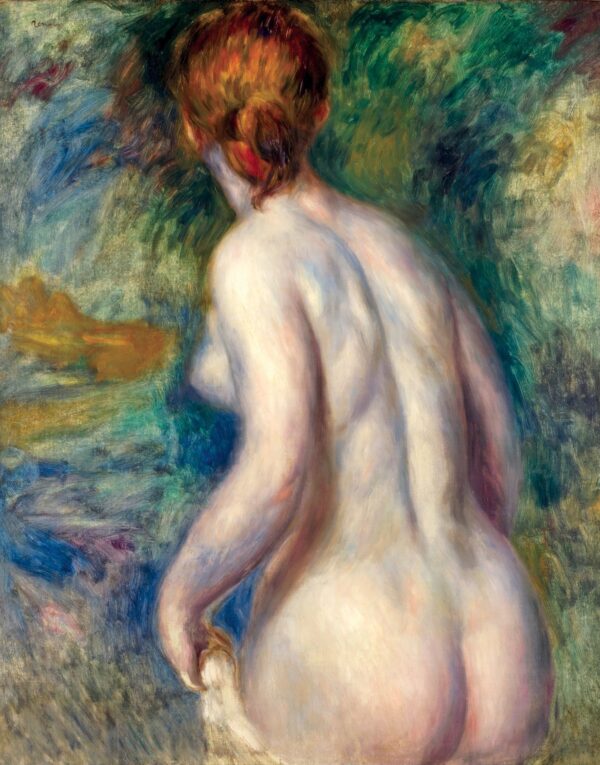 Nude Seen from the Back - by Pierre-Auguste Renoir