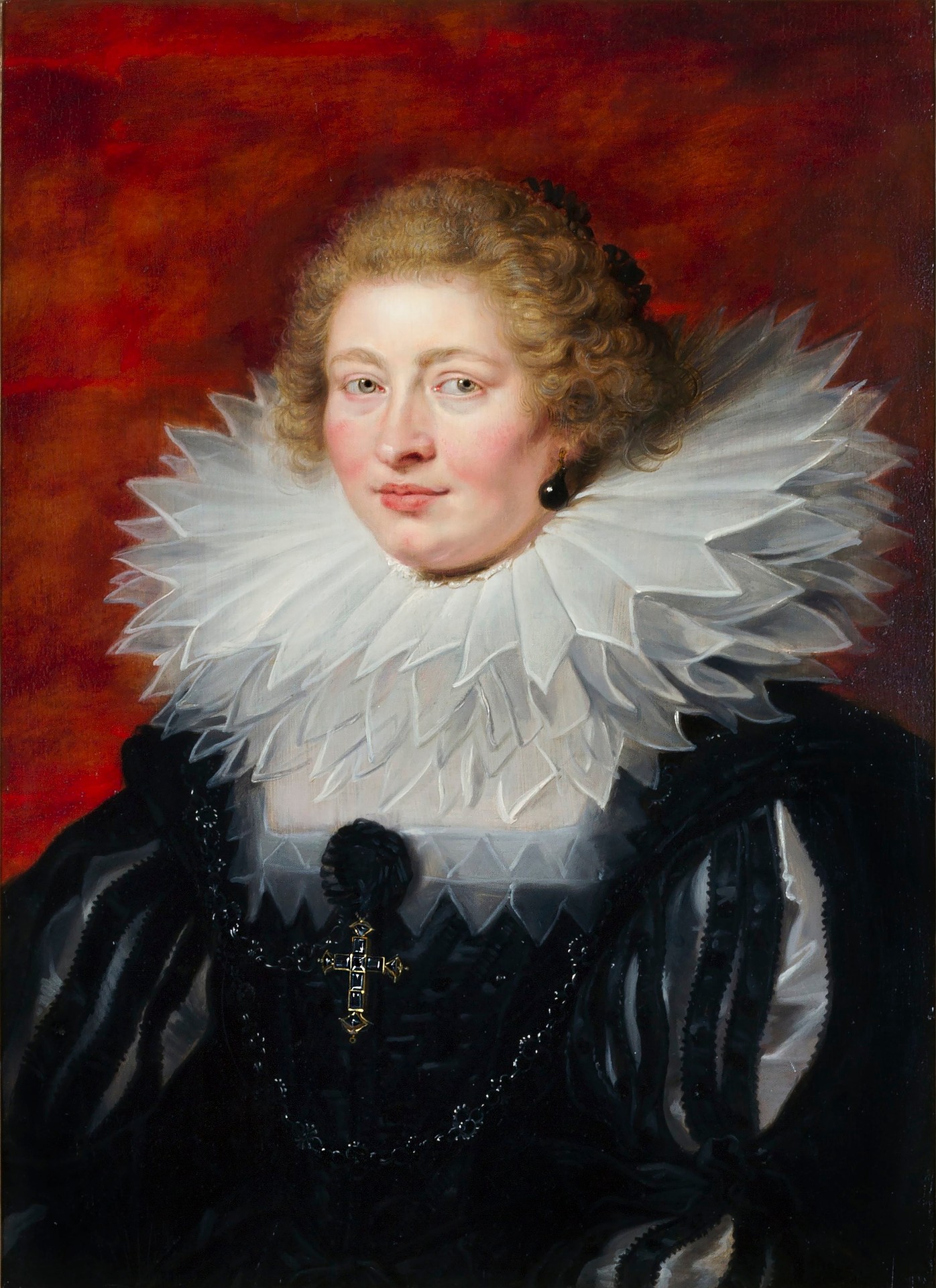 Portrait of Madame de Vicq - by Peter Paul Rubens