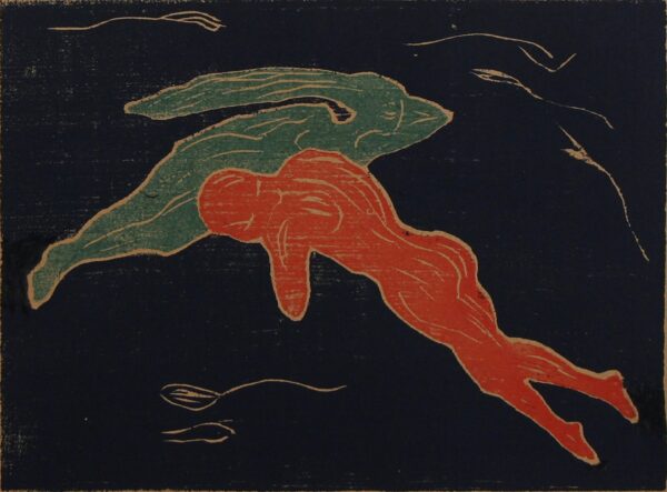 Meeting in Space - by Edvard Munch