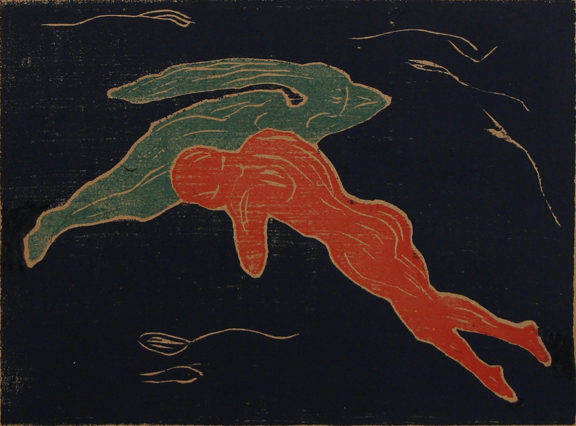 Meeting in Space - by Edvard Munch