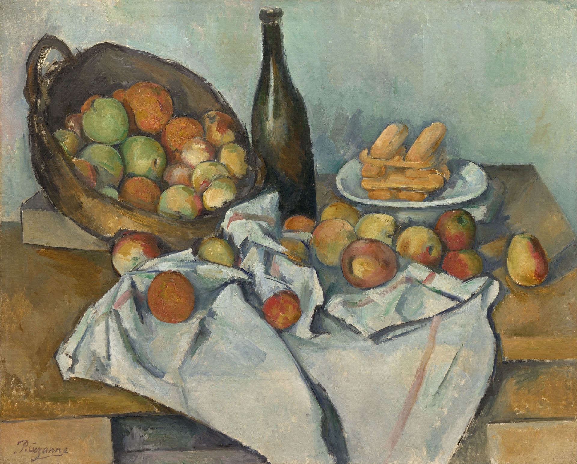 The Basket of Apples - by Paul Cézanne