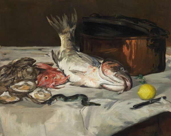 Fish (Still Life) - by Édouard Manet