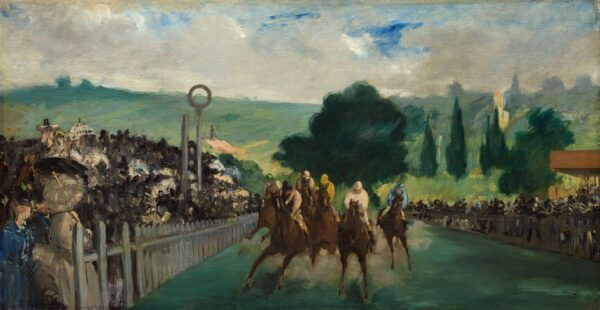 The Races at Longchamp - by Édouard Manet