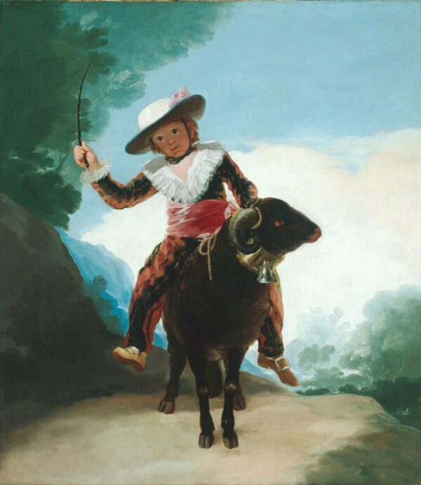 Boy on a Ram - by Francisco Goya y Lucientes