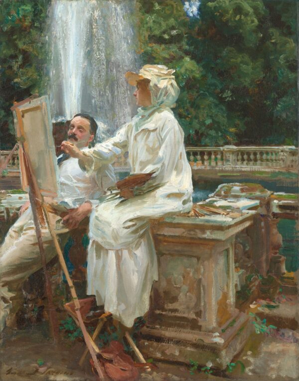 The Fountain, Villa Torlonia, Frascati, Italy - by John Singer Sargent