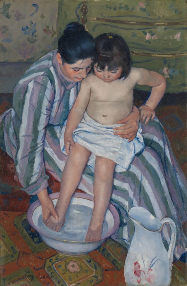 The Child's Bath - by Mary Cassatt