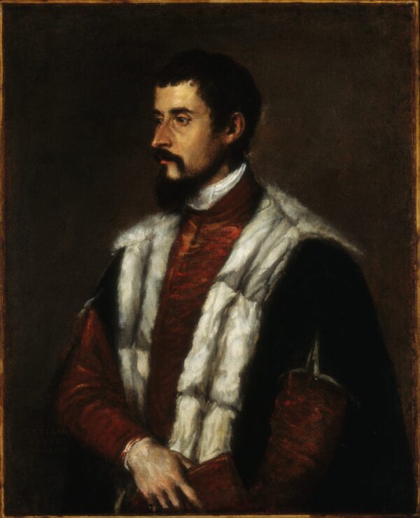Portrait of a Gentleman - by Titian