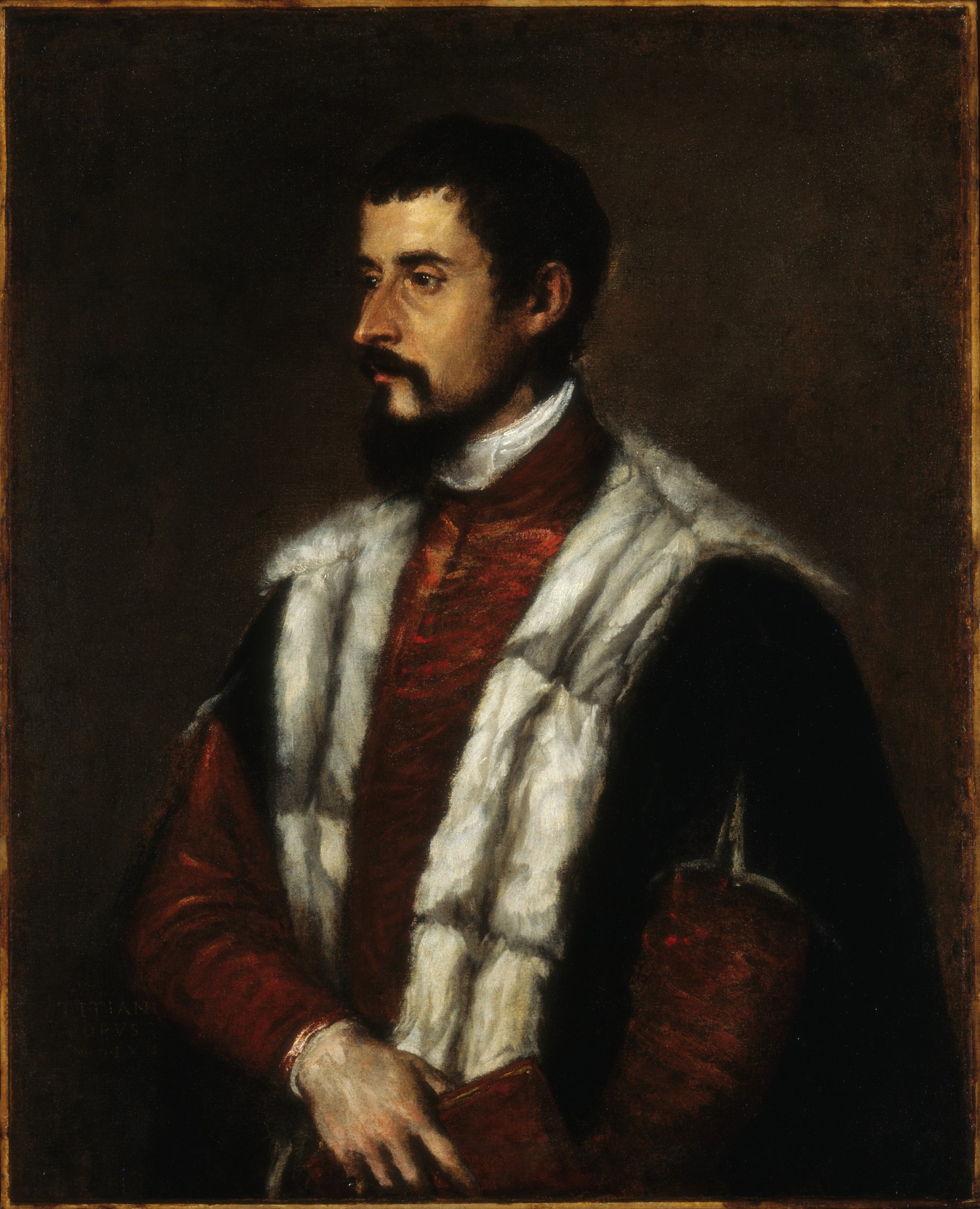 Portrait of a Gentleman - by Titian