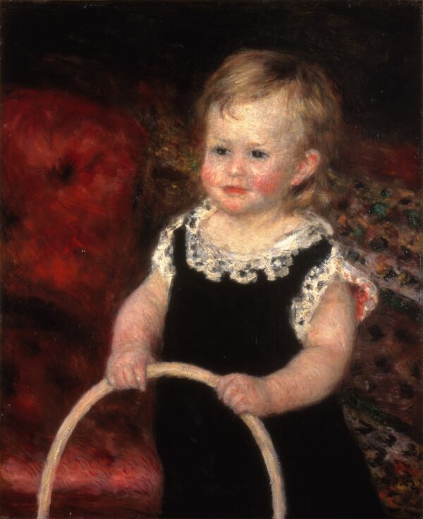 Child with Hoop - by Pierre-Auguste Renoir